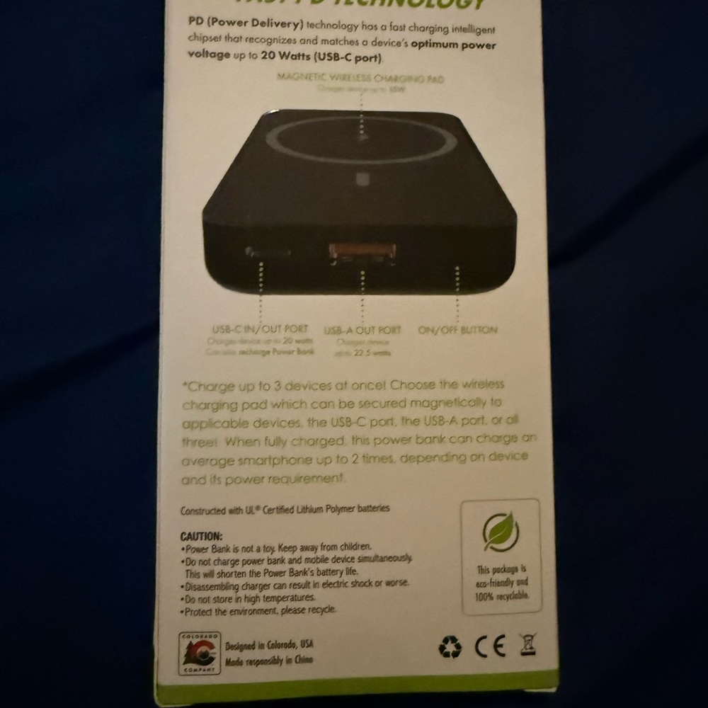 Magnetic Wireless Charging Pad - Black